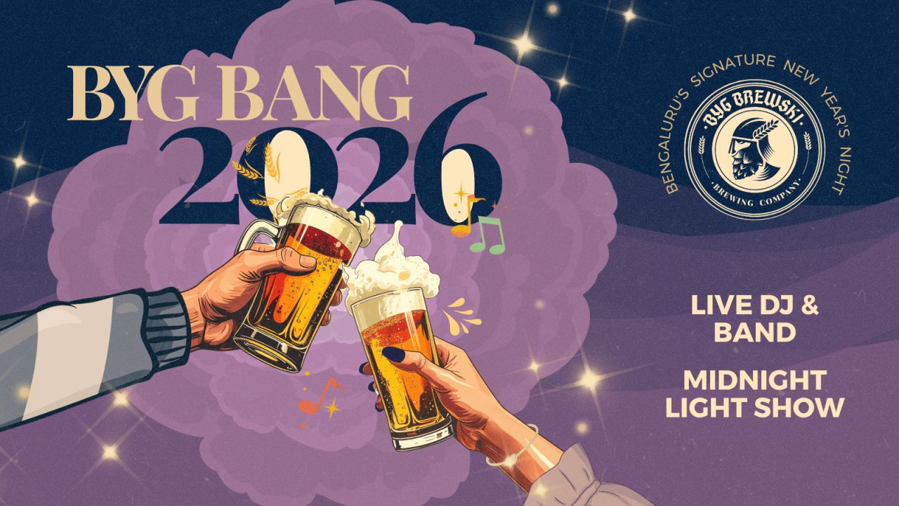 a poster of a couple of hands clinking glasses of beer