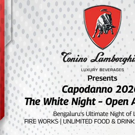 a red and white card with a red shield and a bull