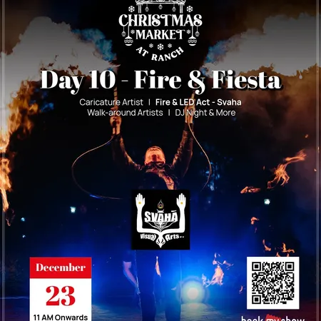 a poster for a christmas market