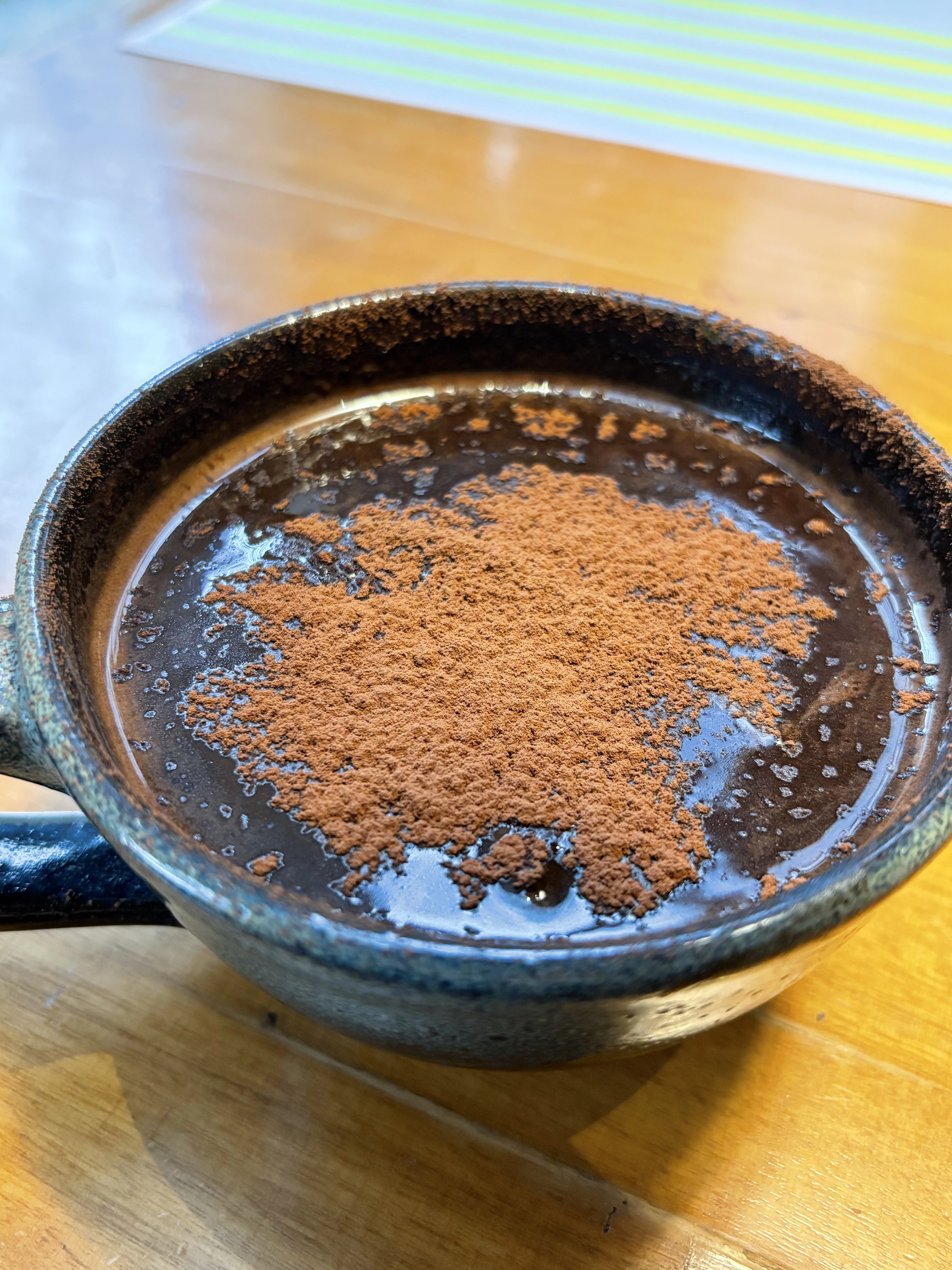 a cup of hot chocolate