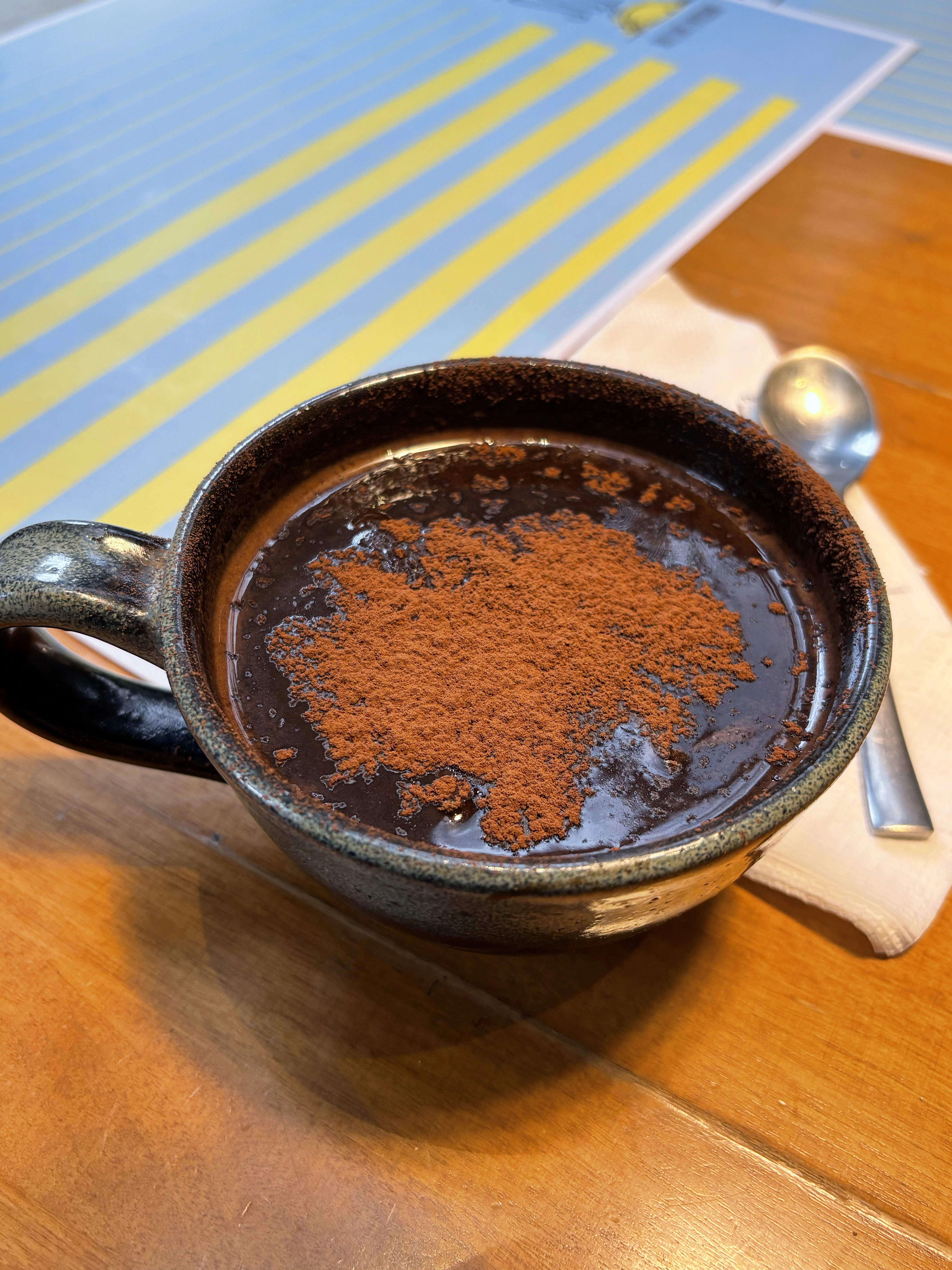 a cup of hot chocolate