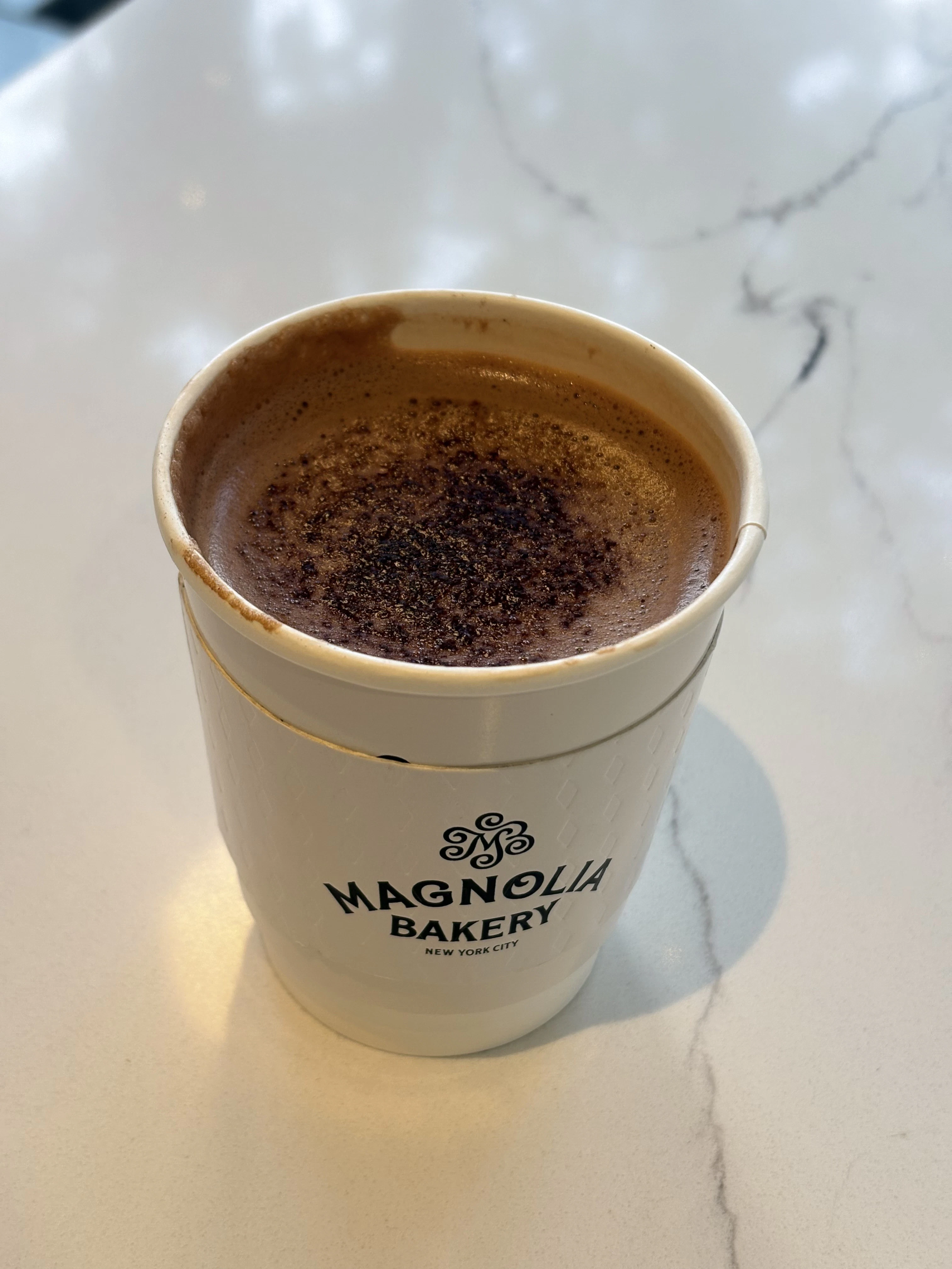 a cup of hot chocolate