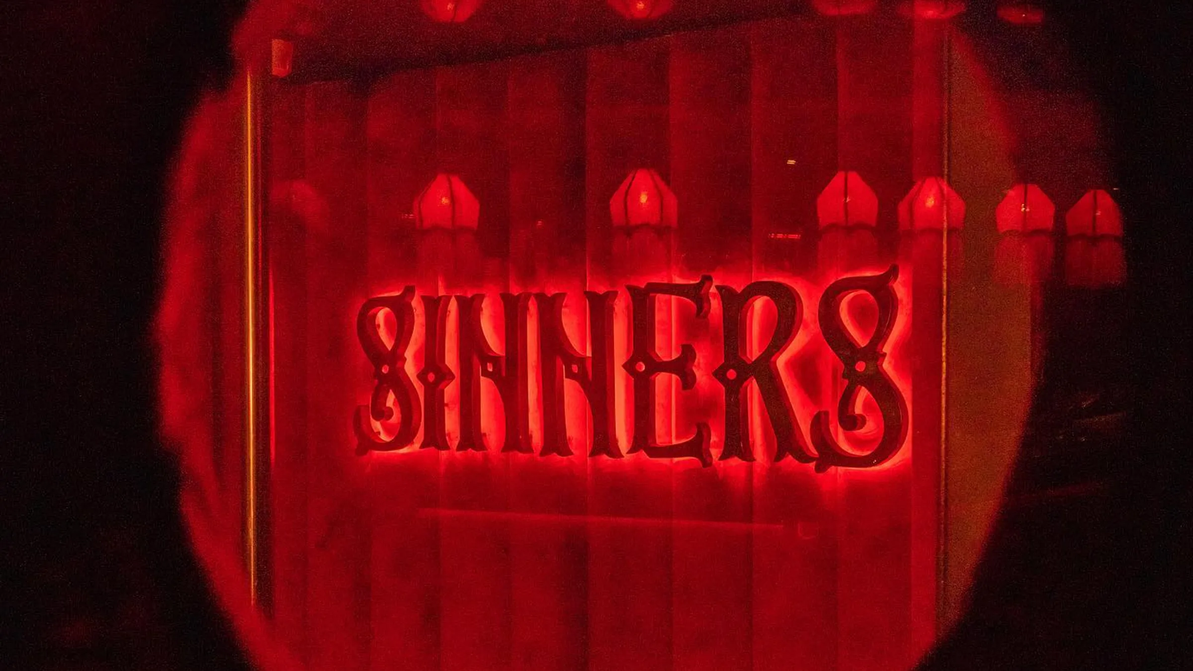 a red sign in a circle