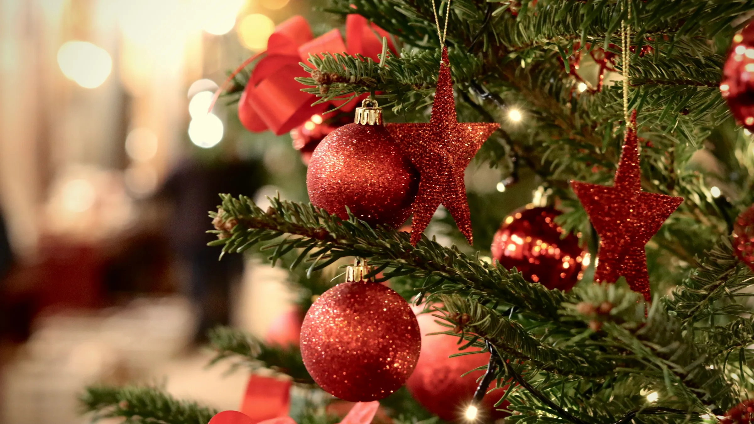 a group of christmas decorations