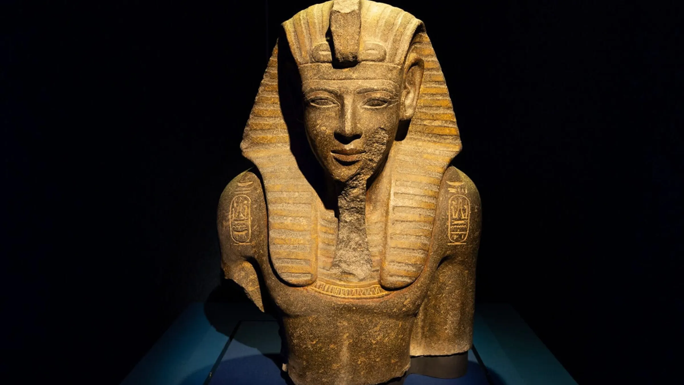 a statue of a man