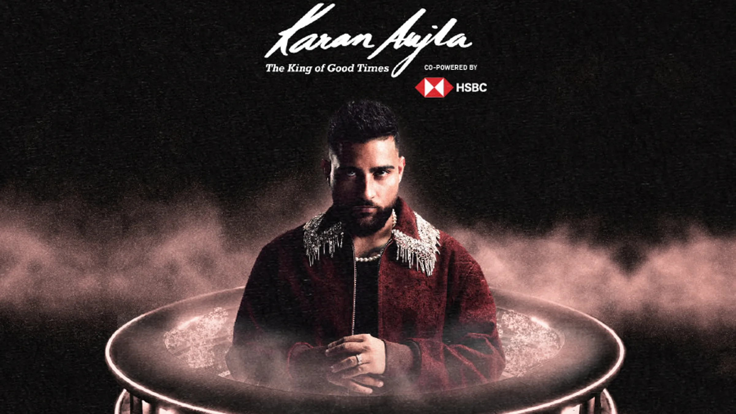 a man in a red jacket