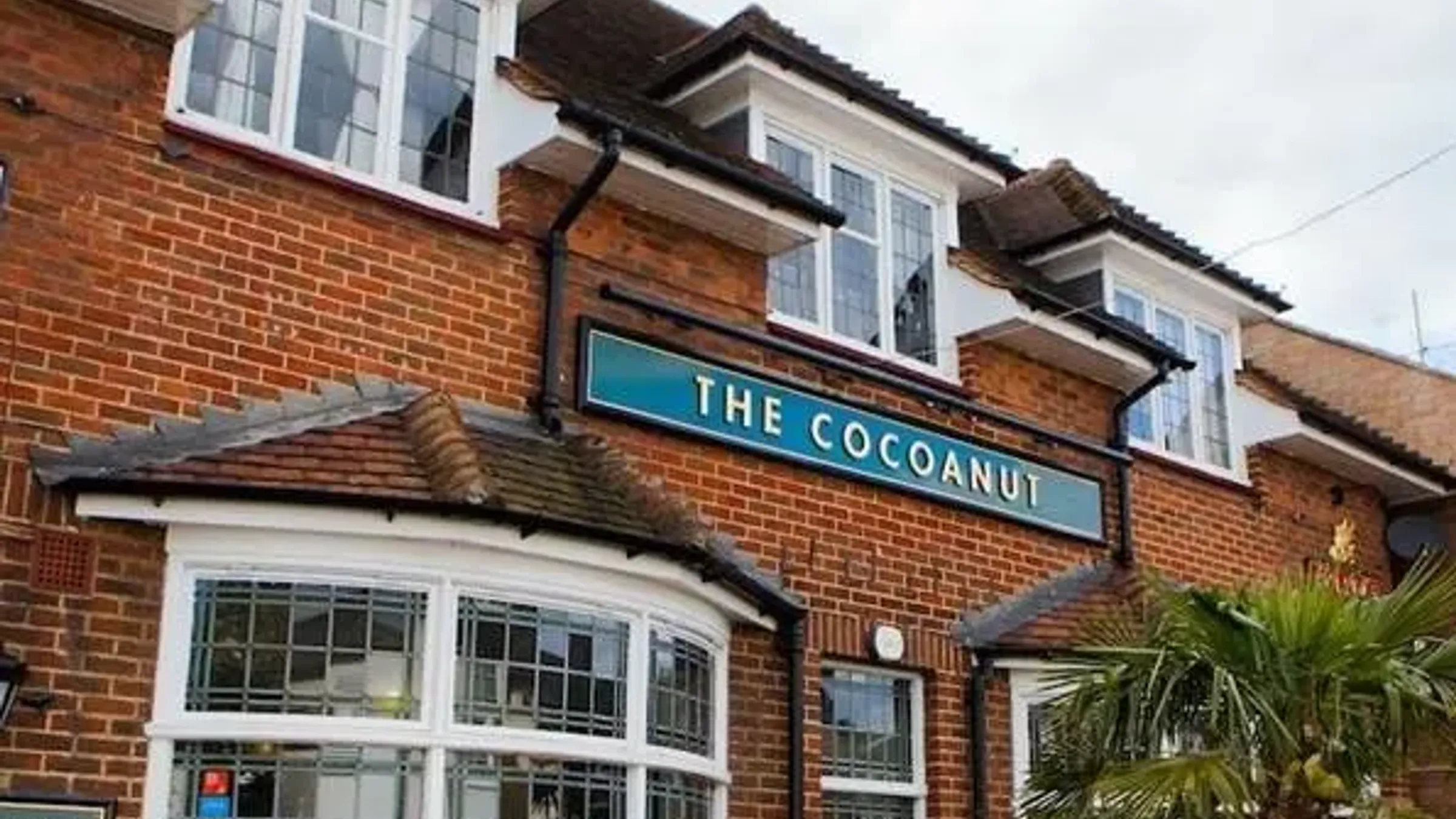 a building with a sign on the front
